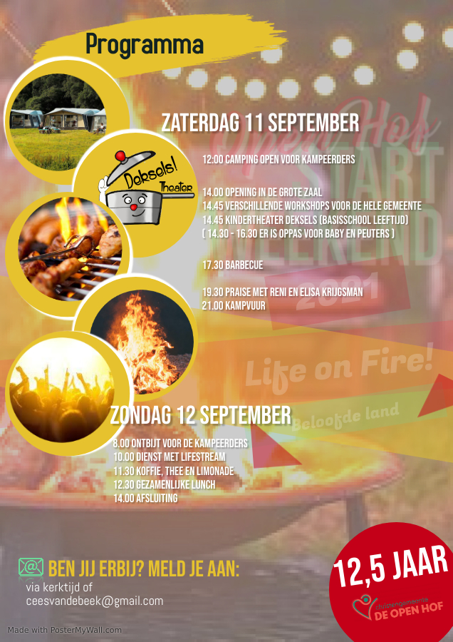 Gemeenteweekend – Open Hof 12,5 jaar
